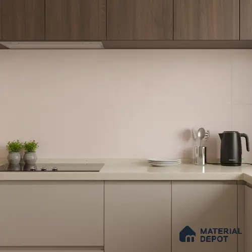 Plain Wall Tile TL 06538 F Zellige Pink 2 ft x 1 ft Ceramic Matte Finish - 8 mm | Suitable for Living Room, Kitchen & Bathroom