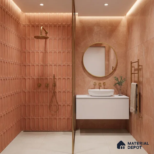 Highlighter Wall Tile TL 06540 C Lorient Fenta 2 ft x 1 ft Ceramic Matte Finish - 8 mm | Suitable for Living Room, Kitchen & Bathroom (Sample)