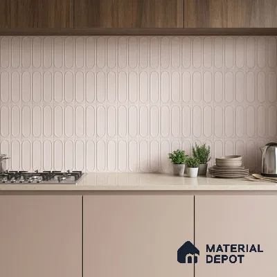 Highlighter Wall Tile TL 06541 E Liya Blanco HL 2 ft x 1 ft Ceramic Matte Finish - 8 mm | Suitable for Living Room, Kitchen & Bathroom (Sample)
