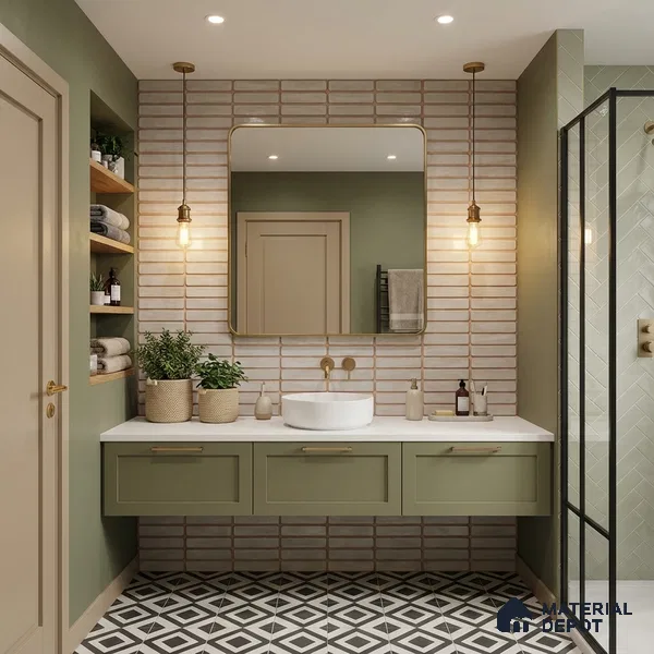 Subway Wall Tile TL 06543 F Mitica Gris 2 ft x 1 ft Ceramic Matte Finish - 8 mm | Suitable for Kitchen & Bathroom | Please Expect a Slight Variation of Pattern