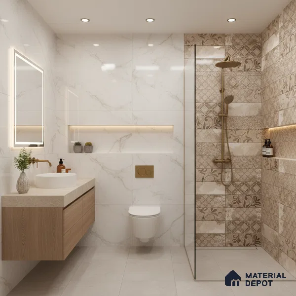 Highlighter Wall Tile TL 06552 B NG Picaso HL 2 ft x 1 ft Ceramic Glossy Finish - 8 mm | Suitable for Living Room, Kitchen & Bathroom (Sample)