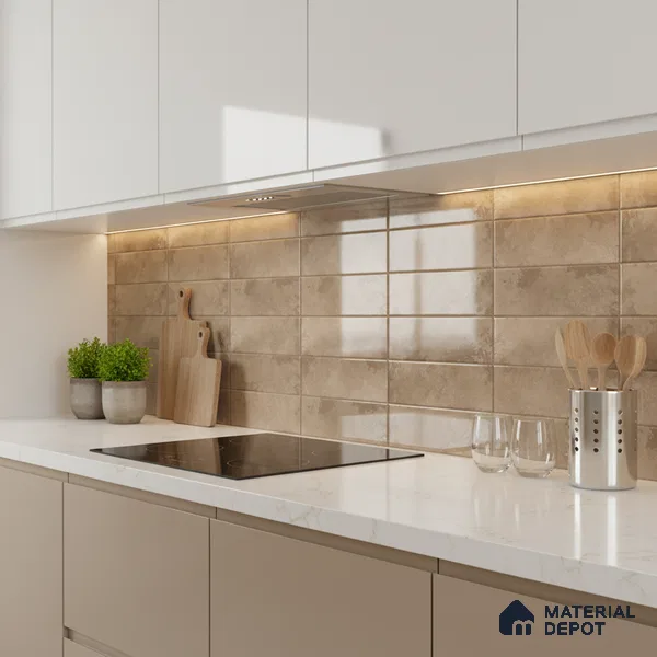 Highlighter Wall Tile TL 06552 C Picaso DK 2 ft x 1 ft Ceramic Glossy Finish - 8 mm | Suitable for Living Room, Kitchen & Bathroom (Sample)