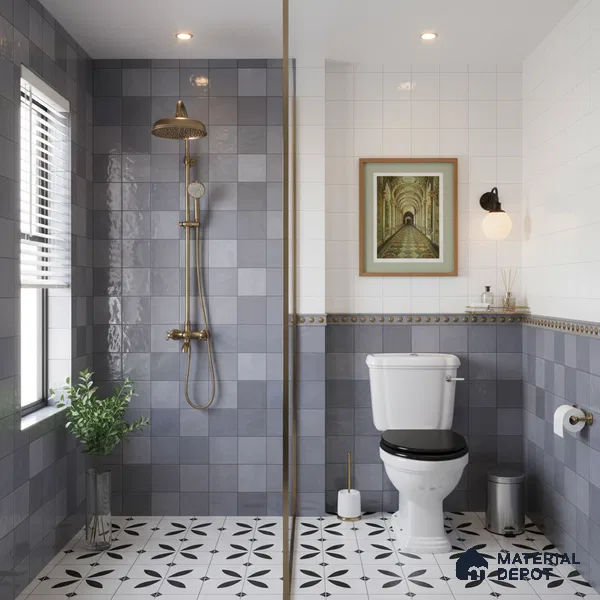 Highlighter Wall Tile TL 06554 E Dove Marine Decor 2 ft x 1 ft Ceramic Glossy Finish - 8 mm | Suitable for Living Room, Kitchen & Bathroom (Sample)