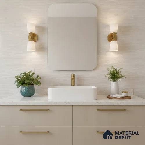 Highlighter Wall Tile TL 06558 Etania Silver Waves 2 ft x 1 ft Ceramic Glossy Finish - 8 mm | Suitable for Living Room, Kitchen & Bathroom