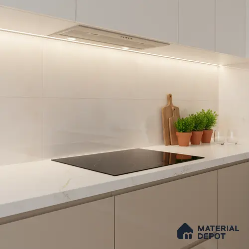 Marble Wall Tile TL 06561 Sapeza Verde LT 2 ft x 1 ft Ceramic Glossy Finish - 8 mm | Suitable for Living Room, Kitchen & Bathroom