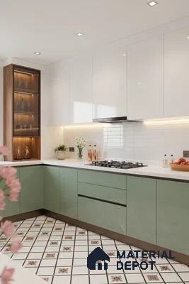 Subway Wall Tile TL 06564 E Wuxi White 2 ft x 1 ft Ceramic Glossy Finish - 8 mm | Suitable for Kitchen & Bathroom | Please Expect a Slight Variation of Pattern (Sample)