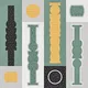 Moroccan Look Wall & Floor Tile TL 06606 Atlas Gray Decor 2 ft x 2 ft Vitrified Matte Finish - 9 mm | 4 Piece Layout | Suitable For Balcony, Bathroom, Balcony | Please Expect a Slight Variation of Pattern | Image 01