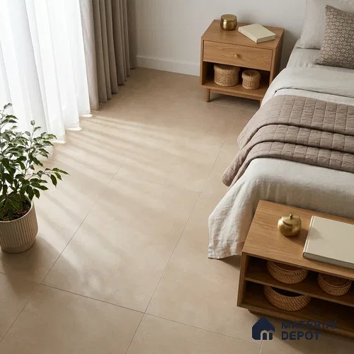 Stone Look Wall & Floor Tile TL 06612 Azul Beige 4 ft x 2 ft Vitrified Matte Finish - 9 mm | Random 3 | Suitable for Living Room, Bedroom, Bathroom, Kitchen, Dining