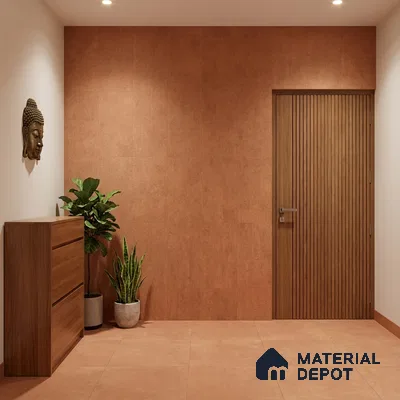 Punch Wall & Floor Tile TL 06612 I 4 ft x 2 ft Orange Vitrified Matte Finish Tile - 9 mm | Ideal for Living Room, Bedroom, Bathroom, Kitchen