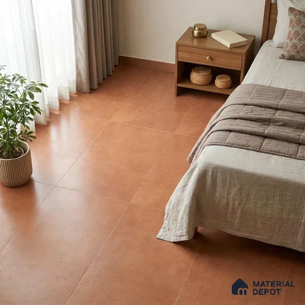 Punch Wall & Floor Tile TL 06612 I 4 ft x 2 ft Orange Vitrified Matte Finish Tile - 9 mm | Ideal for Living Room, Bedroom, Bathroom, Kitchen