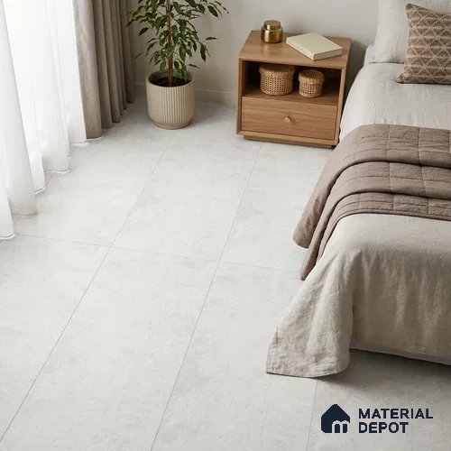 Stone Look Wall & Floor Tile TL 06614 B Neutral Bianco 4 ft x 2 ft Vitrified Matte Finish - 9 mm | Random 4 | Suitable for Living Room, Bedroom, Bathroom, Kitchen, Dining