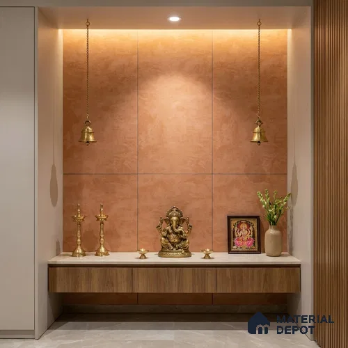Stone Look Wall & Floor Tile TL 06614 C Neutral Coral 4 ft x 2 ft Vitrified Matte Finish - 9 mm | Random 4 | Suitable for Living Room, Bedroom, Bathroom, Kitchen, Dining