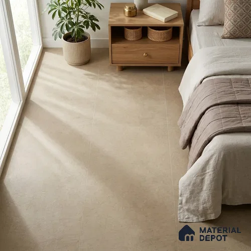 Stone Wall & Floor Tile TL 06614 M 4 ft x 2 ft Brown Vitrified Matte Finish Tile - 9 mm | Ideal for Living Room,Bedroom,Bathroom,Kitchen