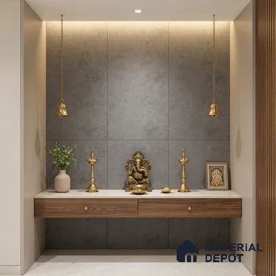 Stone Wall & Floor Tile TL 06614 N 4 ft x 2 ft Grey Vitrified Matte Finish Tile - 9 mm | Ideal for Living Room,Bedroom,Bathroom,Kitchen