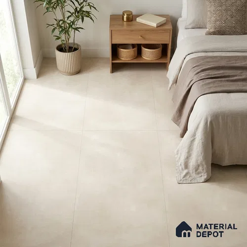 Stone Look Wall & Floor Tile TL 06615 C Terre Avorio 4 ft x 2 ft Vitrified Matte Finish - 9 mm | Random 3 | Suitable for Living Room, Bedroom, Bathroom, Kitchen, Dining