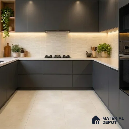Stacked Stone Wall Tile TL 06615 D Terre Avorio Decor 4 ft x 2 ft Vitrified Matte Finish - 9 mm | | Suitable for Living Room, Bedroom, Bathroom, Kitchen, Dining