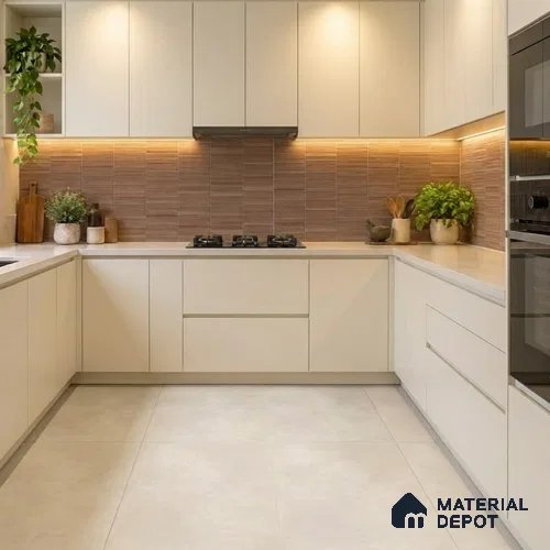Stacked Stone Wall Tile TL 06615 F Terre Cotto Decor 4 ft x 2 ft Vitrified Matte Finish - 9 mm | | Suitable for Living Room, Bedroom, Bathroom, Kitchen, Dining