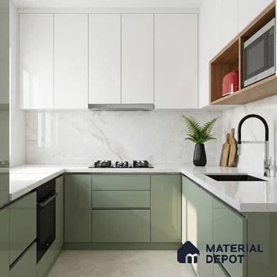 Marble Look Wall Tile TL 06620 C SGH Invisible Ice Endless Glossy 4 ft x 2 ft Glossy Finish Vitrified Tile - 9 mm | Suitable For living Room, Bedroom, Bathroom