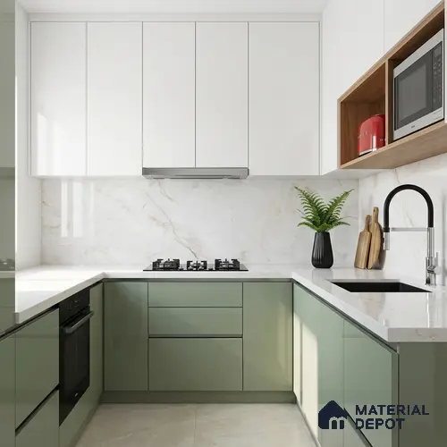 Marble Look Wall Tile TL 06620 C SGH Invisible Ice Endless Glossy 4 ft x 2 ft Glossy Finish Vitrified Tile - 9 mm | Suitable For living Room, Bedroom, Bathroom