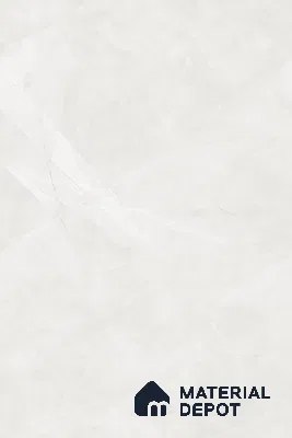 Marble Floor & Wall Large Format Tile TL 06623 Arezo Bianco 6 ft x 4 ft Glossy Finish Vitrified Tile - 9 mm | Suitable for Living Room, Bedroom & Bathroom | Adhesive and Spacers Must be Used During Installation