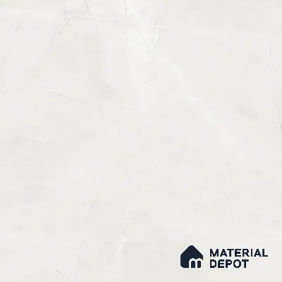 Marble Floor & Wall Large Format Tile TL 06623 Arezo Bianco 6 ft x 4 ft Glossy Finish Vitrified Tile - 9 mm | Suitable for Living Room, Bedroom & Bathroom | Adhesive and Spacers Must be Used During Installation