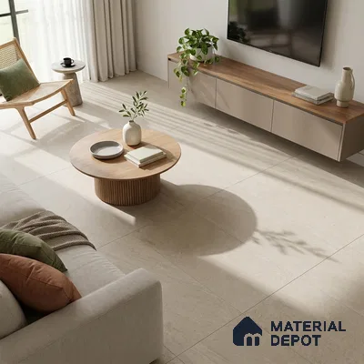 Stone Look Wall & Floor Tile TL 06657 B Riga Rose 4 ft x 2 ft Full Body Vitrified Matte Finish - 9 mm | 6 Random Design | Suitable For Living Room, Bedroom, Bathroom