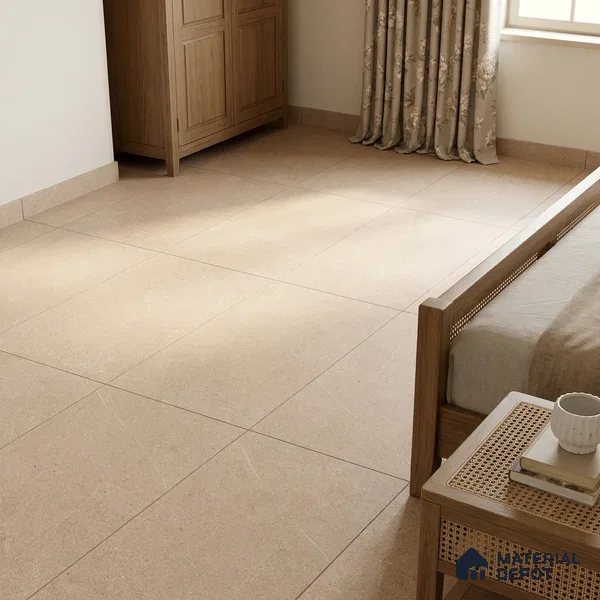Stone Look Wall & Floor Tile TL 06658 B Polar Sand 4 ft x 2 ft Full Body Vitrified Matte Finish - 9 mm | 6 Random Design | Suitable For Living Room, Bedroom, Bathroom