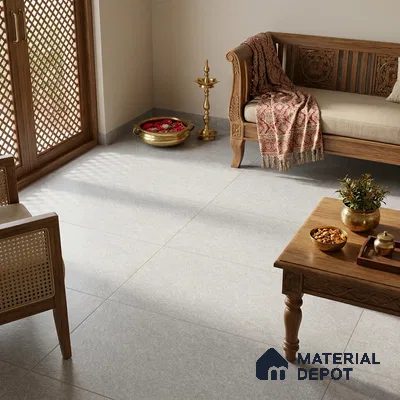 Stone Look Wall & Floor Tile TL 06659 B Mystone Grey 4 ft x 2 ft Full Body Vitrified Matte Finish - 9 mm | 6 Random Design | Suitable For Living Room, Bedroom, Bathroom