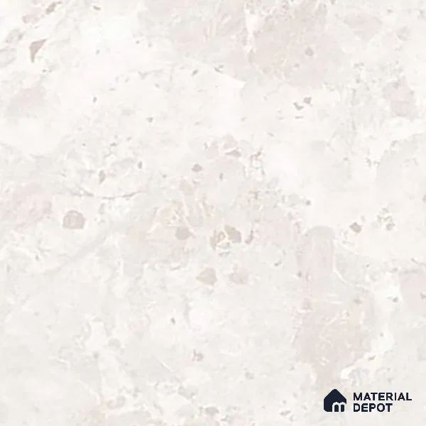 Marble Botticino Wall & Floor Tile TL 06696 Linen Beige 4 ft x 2 ft Glossy Finish Vitrified Tile - 9 mm | 5 Random Designs | Suitable For Living Room, Bedroom, Dining