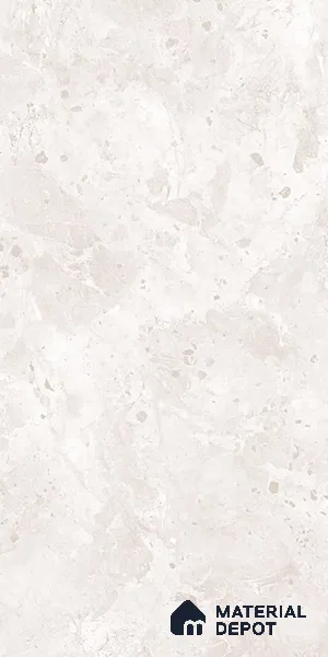 Marble Botticino Wall & Floor Tile TL 06696 Linen Beige 4 ft x 2 ft Glossy Finish Vitrified Tile - 9 mm | 5 Random Designs | Suitable For Living Room, Bedroom, Dining
