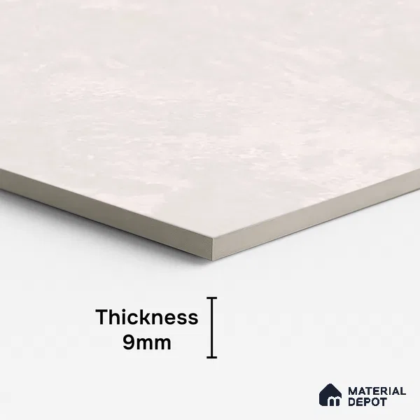 Grey Stone Floor & Wall Tile TL 06703 D Gravier Frost Crystal 2 ft x 4 ft Vitrified Carving Matte Finish - 9 mm | 4 Random Design | Suitable for Living Room, Bedroom, Bathroom
