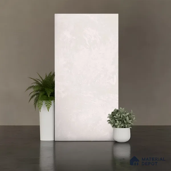 Grey Stone Floor & Wall Tile TL 06703 D Gravier Frost Crystal 2 ft x 4 ft Vitrified Carving Matte Finish - 9 mm | 4 Random Design | Suitable for Living Room, Bedroom, Bathroom