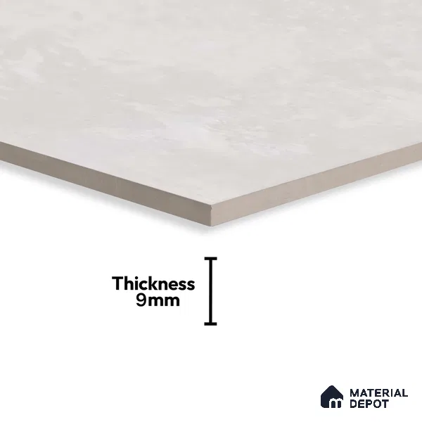 Grey Stone Floor & Wall Tile TL 06703 E Gravier Silken Stream 2 ft x 4 ft Vitrified Carving Matte Finish - 9 mm | 4 Random Design | Suitable for Living Room, Bedroom, Bathroom