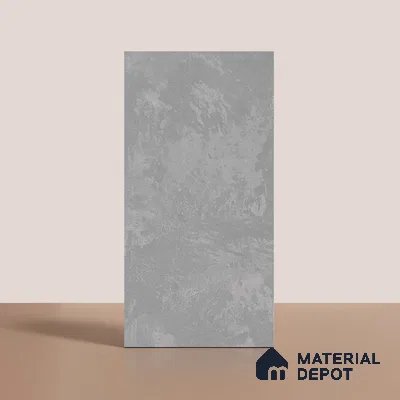Grey Stone Floor & Wall Tile TL 06703 F Gravier Iron Mist 2 ft x 4 ft Vitrified Carving Matte Finish - 9 mm | 4 Random Design | Suitable for Living Room, Bedroom, Bathroom