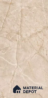 Marble Wall & Floor Tile TL 06708 Brown 4 ft x 2 ft Glossy Finish Vitrified Tile - 9 mm | 8 Random Designs | Suitable For Living Room, Bedroom, Dining