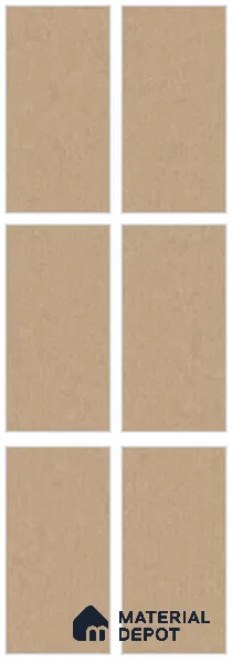 Cement Crema Marfil Wall & Floor Tile TL 06715 E Camel Beige 4 ft x 2 ft Matte Finish Vitrified Tile - 9 mm | 6 Random Designs | Suitable For Living Room, Bedroom, Kitchen