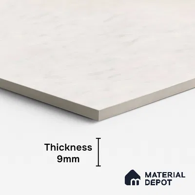 Cement Carrara Wall & Floor Tile TL 06715 Off-White 4 ft x 2 ft Matte Finish Vitrified Tile - 9 mm | 6 Random Designs | Suitable For Living Room, Bedroom, Kitchen