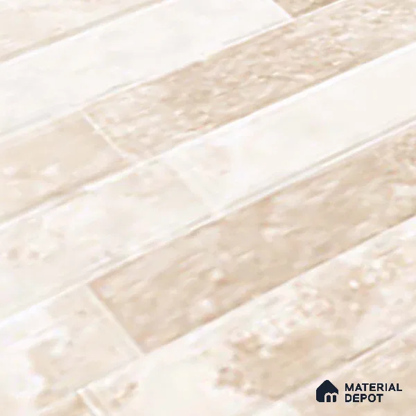 Beige Stacked Stone Wall Tile TL 06721 Lustra Canyon Sandstone 2 ft x 1 ft Ceramic Carving Satin Finish - 9 mm |  | Suitable for Living Room, Bedroom, Bathroom