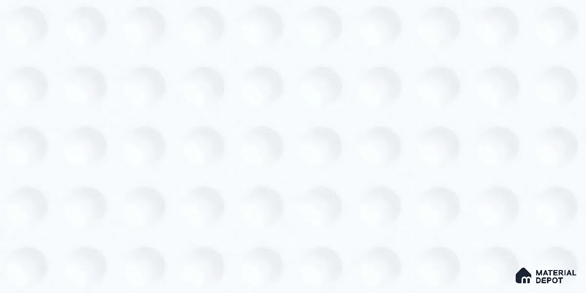 Pebbles Wall Tile TL 06723 Lustra Celestial White 2 ft x 1 ft Ceramic Glossy Finish - 9 mm | Suitable For Kitchen Backsplash, Bathroom & Basin Accent
