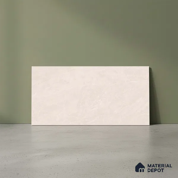 Cream Marble Wall Tile TL 06728 Lustra Verona Cream 2 ft x 1 ft Ceramic Carving Satin Finish - 9 mm |  | Suitable for Living Room, Bedroom, Bathroom