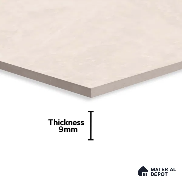 Cream Marble Wall Tile TL 06728 Lustra Verona Cream 2 ft x 1 ft Ceramic Carving Satin Finish - 9 mm |  | Suitable for Living Room, Bedroom, Bathroom