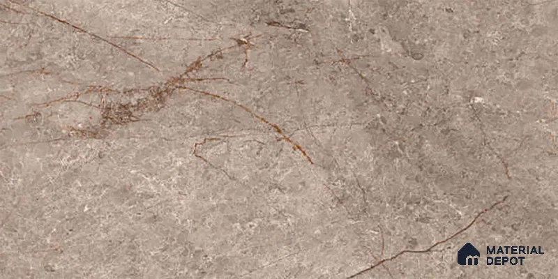 Brown Marble Wall Tile TL 06731 Lustra Rapture Stone 2 ft x 1 ft Ceramic Carving Satin Finish - 9 mm |  | Suitable for Living Room, Bedroom, Bathroom