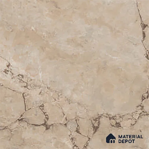 Brown Marble Floor Tile TL 06734 C Lustra Tuscan Walnutwalk 12 Inch x 12 Inch Ceramic Carving Matte Finish - 9 mm | | Suitable for Living Room, Bedroom, Bathroom