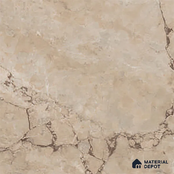 Brown Marble Floor Tile TL 06734 C Lustra Tuscan Walnutwalk 12 Inch x 12 Inch Ceramic Carving Matte Finish - 9 mm |  | Suitable for Living Room, Bedroom, Bathroom