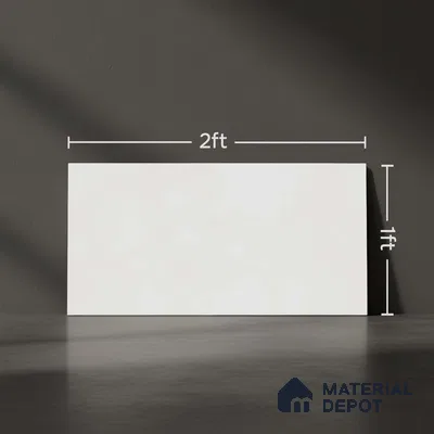 Plain Wall Tile TL 06735 Lustra Nimbus Stone 2 ft x 1 ft Satin Finish Ceramic Tile - 9 mm | Suitable For Kitchen, Bathroom, Backsplash