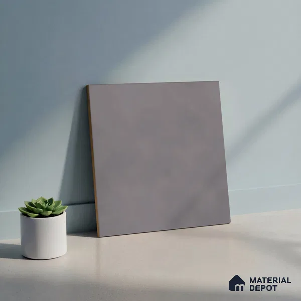 Cement Matching Floor Tile TL 06736 C 1 ft x 1 ft Carving Anti Skid Matte Finish Ceramic Tile - 9 mm | Suitable for Bathroom, Kitchen, Balcony