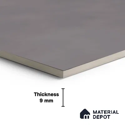 Cement Matching Floor Tile TL 06736 C 1 ft x 1 ft Carving Anti Skid Matte Finish Ceramic Tile - 9 mm | Suitable for Bathroom, Kitchen, Balcony