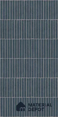 Blue Highlighter Wall Tile TL 06738 D Gravier Indigo Concrete Etch 4 ft x 2 ft Vitrified Carving Matte Finish - 9 mm | Suitable For Bathroom, Accent/Feature Wall, Balcony