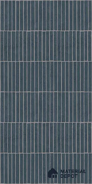 Blue Highlighter Wall Tile TL 06738 D Gravier Indigo Concrete Etch 4 ft x 2 ft Vitrified Carving Matte Finish - 9 mm | Suitable For Bathroom, Accent/Feature Wall, Balcony