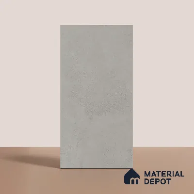 Grey Stone Floor & Wall Tile TL 06738 E Gravier Smokestone Concrete 4 ft x 2 ft Vitrified Carving Matte Finish - 9 mm | 8 Random Design | Suitable for Living Room, Bedroom, Bathroom